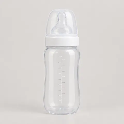 Tara Tots Feeding Bottle, 240 ml, Clear