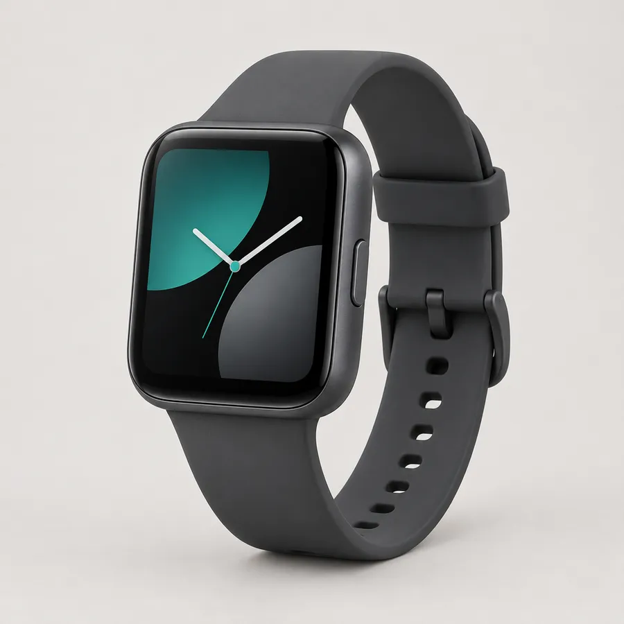 Voltiq Pulse 1.8-inch Smart Watch, Charcoal